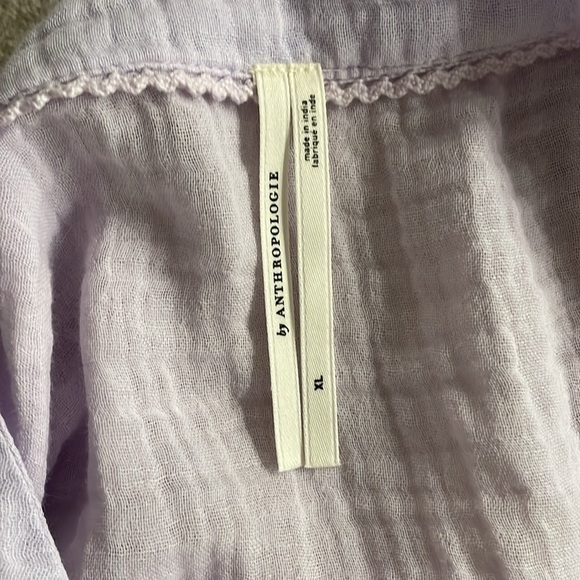 Anthropologie The Kallie Flowy Tunic Dress lavender - Picture 6 of 7